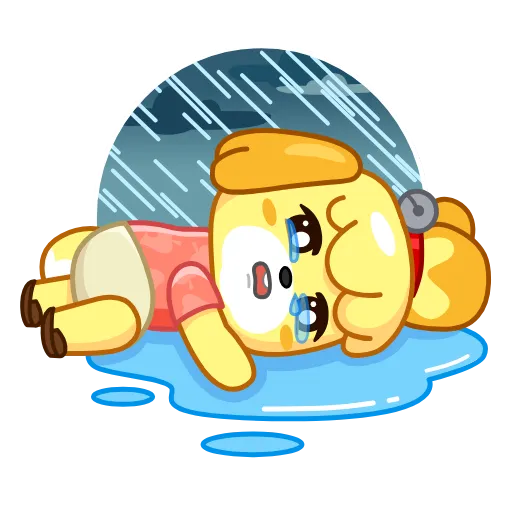 😢 Стикер «Isabelle» для Telegram