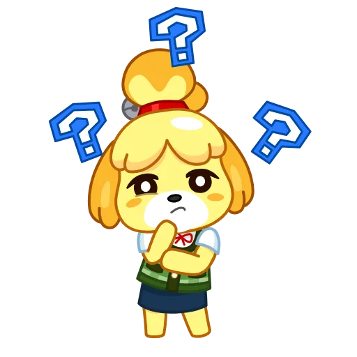 🤔 Стикер «Isabelle» для Telegram