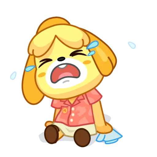 😭 Стикер «Isabelle» для Telegram