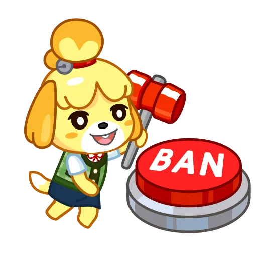 💀 Стикер «Isabelle» для Telegram