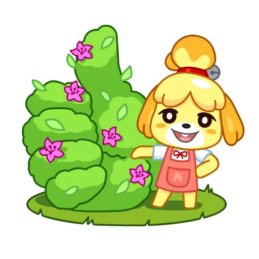 👍 Стикер «Isabelle» для Telegram