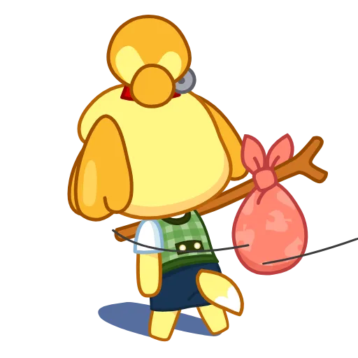 👋 Стикер «Isabelle» для Telegram