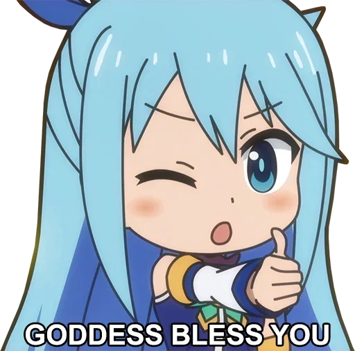 👍 Стикер «Isekai Quartet» для Telegram