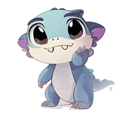 🤔 Стикер «Дракончик Искряш» для Telegram