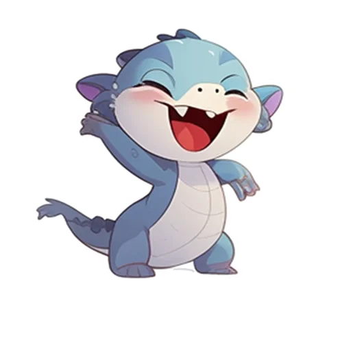 👋 Стикер «Дракончик Искряш» для Telegram