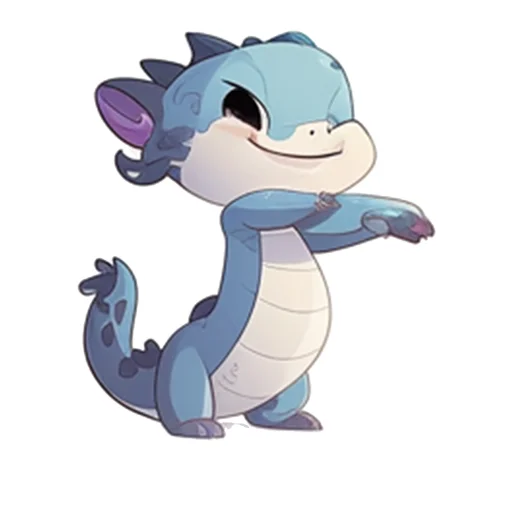 🤗 Стикер «Дракончик Искряш» для Telegram