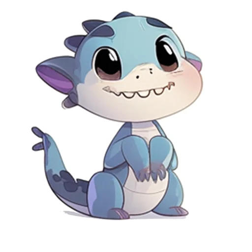 🙄 Стикер «Дракончик Искряш» для Telegram