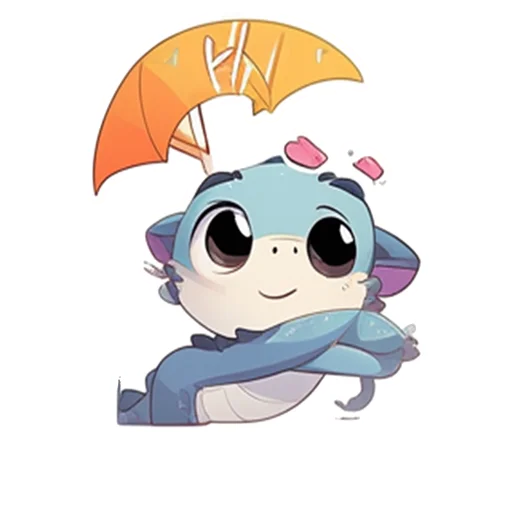 😎 Стикер «Дракончик Искряш» для Telegram