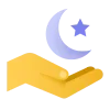Стикер 30 🌙 Islam emoji - эмодзи на тему ислам