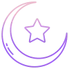 ☪️ Эмодзи «🌙 Islam emoji - эмодзи на тему ислам» для Telegram
