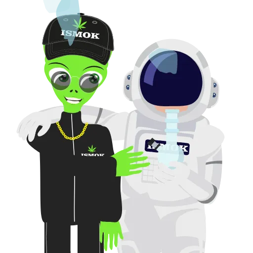 ☠️ Стикер «ismok420» для Telegram