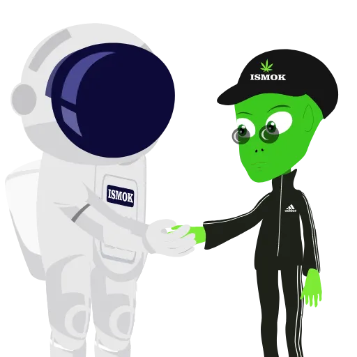 🤝 Стикер «ismok420» для Telegram