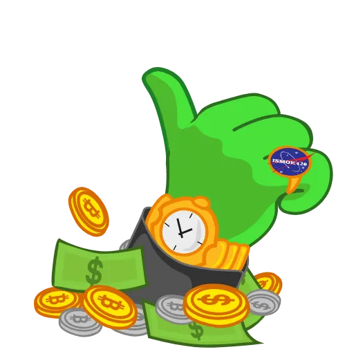 💸 Стикер «ismok420» для Telegram