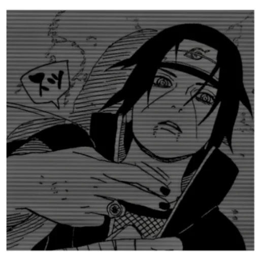 🖤 Стикер «Itachi» для Telegram