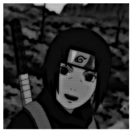 🖤 Стикер «Itachi» для Telegram