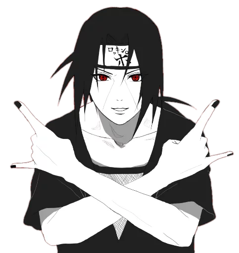 😊 Стикер «itachi uchiha .saku» для Telegram