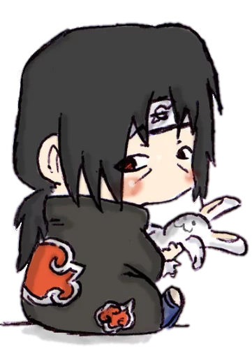 ☹ Стикер «itachi uchiha .saku» для Telegram