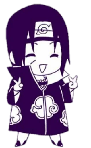 ✌ Стикер «itachi uchiha .saku» для Telegram