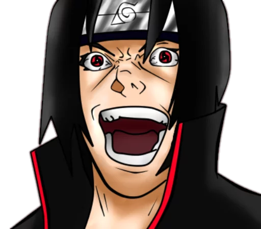 😂 Стикер «itachi uchiha .saku» для Telegram