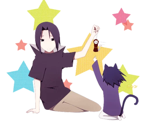 ☺️ Стикер «itachi uchiha .saku» для Telegram