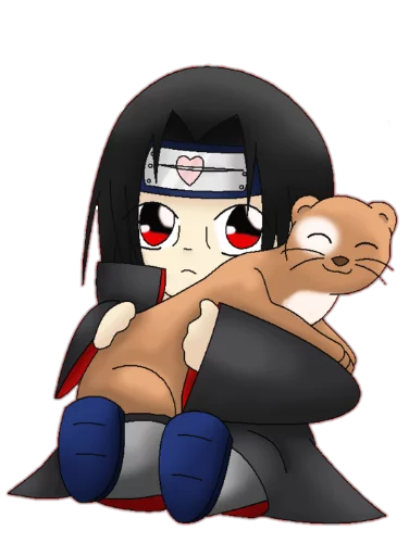 🙁 Стикер «itachi uchiha .saku» для Telegram