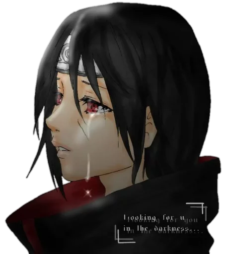 😭 Стикер «itachi uchiha .saku» для Telegram