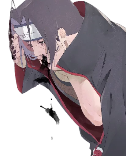 🤢 Стикер «itachi uchiha .saku» для Telegram