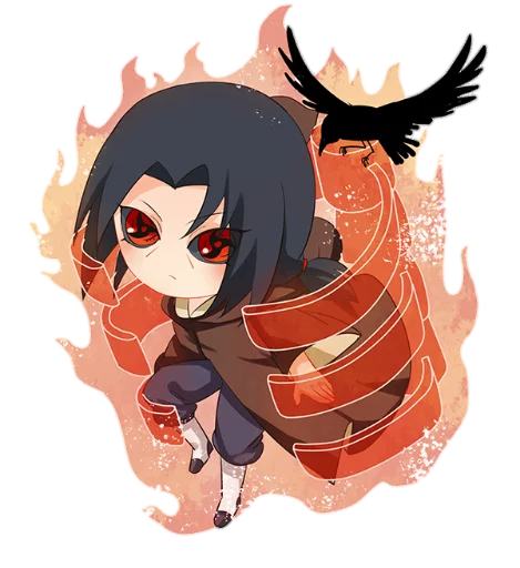 👿 Стикер «itachi uchiha .saku» для Telegram