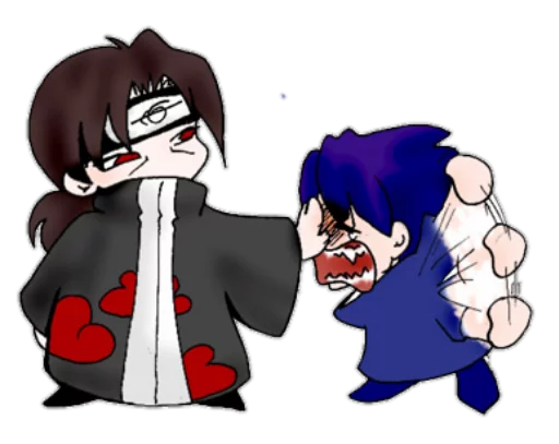😕 Стикер «itachi uchiha .saku» для Telegram