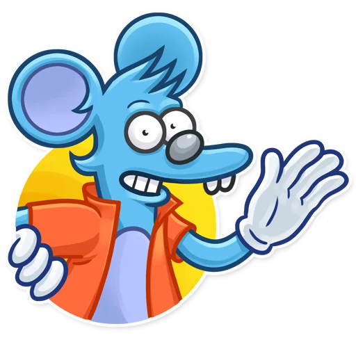 👋 Стикер «The Itchy and Scratchy» для Telegram