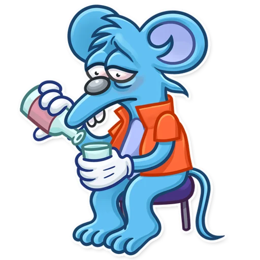 😞 Стикер «The Itchy and Scratchy» для Telegram