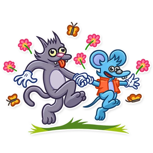🎉 Стикер «The Itchy and Scratchy» для Telegram