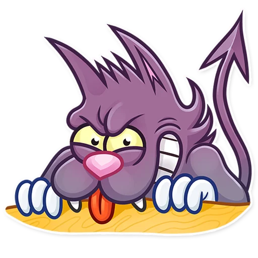 😈 Стикер «The Itchy and Scratchy» для Telegram
