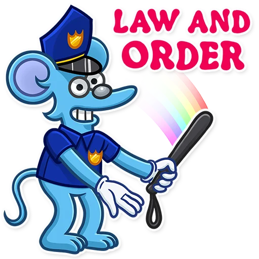 👮‍♂️ Стикер «The Itchy and Scratchy» для Telegram