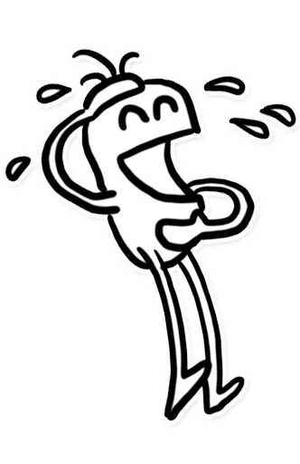 😂 Стикер «Itchy Feet» для Telegram