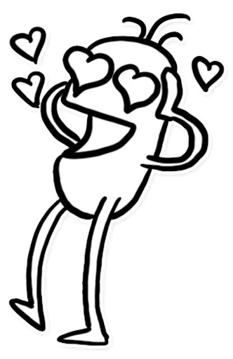 😍 Стикер «Itchy Feet» для Telegram