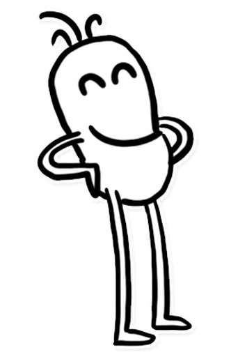 ☺️ Стикер «Itchy Feet» для Telegram