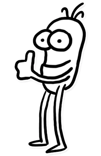 👍 Стикер «Itchy Feet» для Telegram