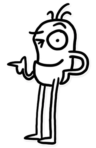😉 Стикер «Itchy Feet» для Telegram