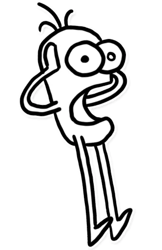 😱 Стикер «Itchy Feet» для Telegram