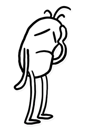 😞 Стикер «Itchy Feet» для Telegram