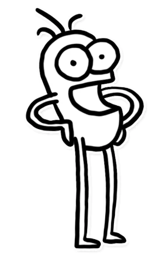 😃 Стикер «Itchy Feet» для Telegram