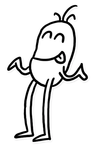 😋 Стикер «Itchy Feet» для Telegram