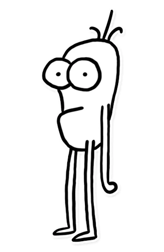 😐 Стикер «Itchy Feet» для Telegram