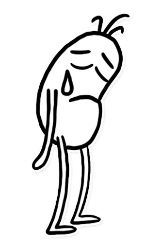 😥 Стикер «Itchy Feet» для Telegram