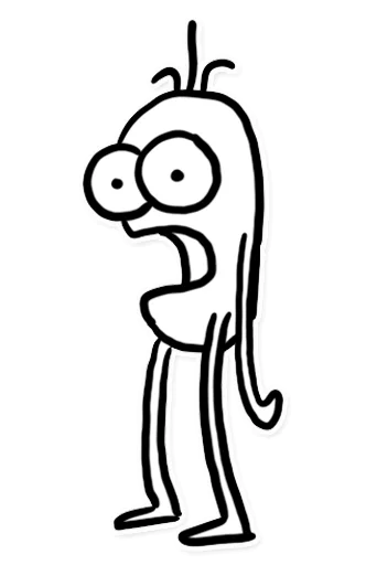 😨 Стикер «Itchy Feet» для Telegram