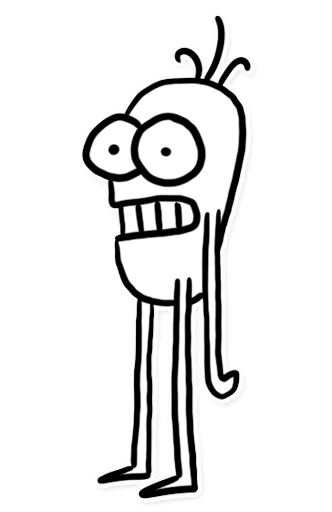 😬 Стикер «Itchy Feet» для Telegram