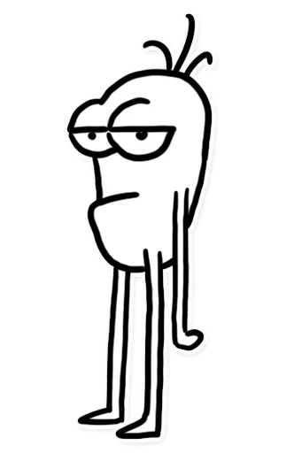 😑 Стикер «Itchy Feet» для Telegram