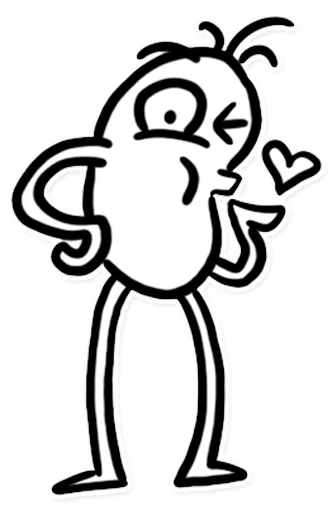 😘 Стикер «Itchy Feet» для Telegram