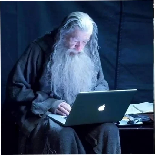 👴 Стикер «typical it» для Telegram